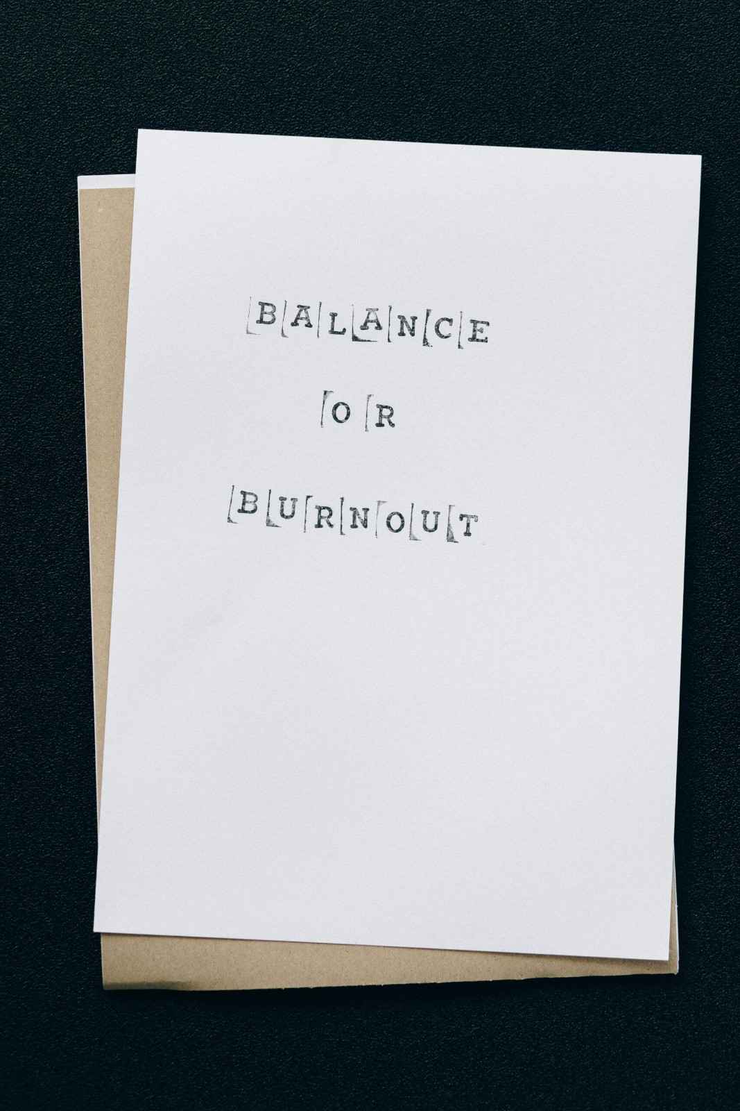 A visual representation of achieving balance to prevent burnout, featuring calming elements and a serene environment.