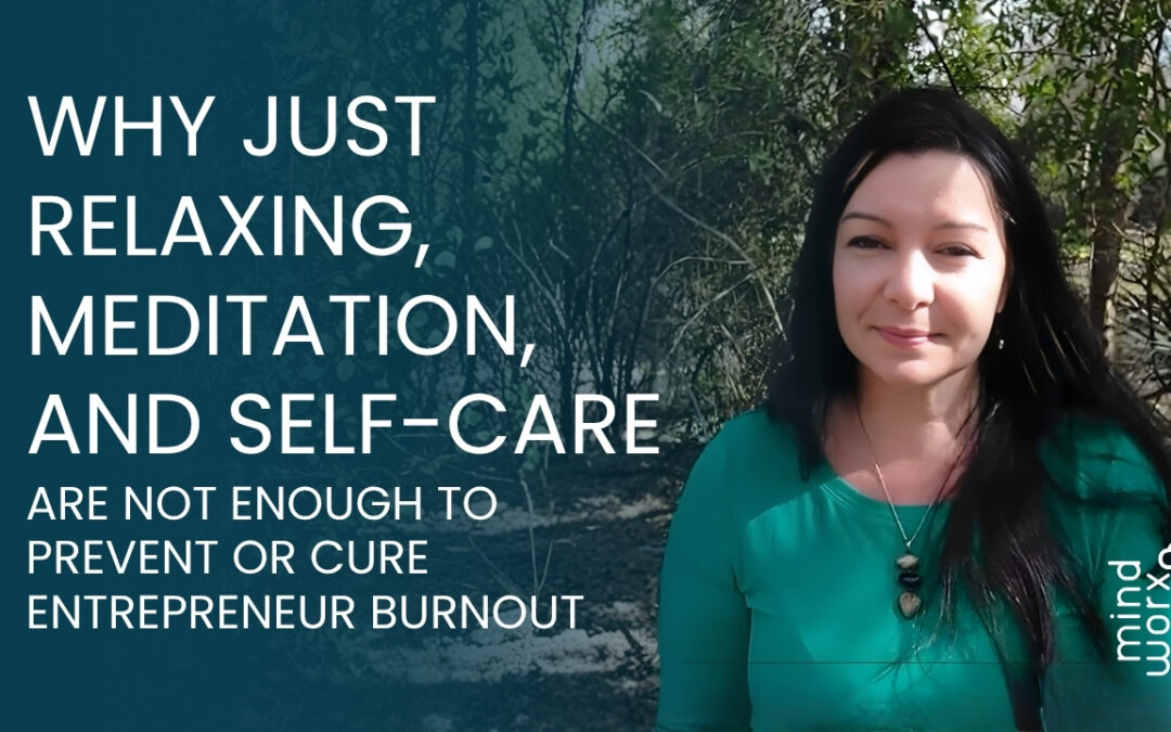 Why Just Relaxing, Meditation, and Self-Care Are NOT Enough to Prevent or Cure Entrepreneur Burnout